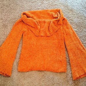 Orange Knit Sweater